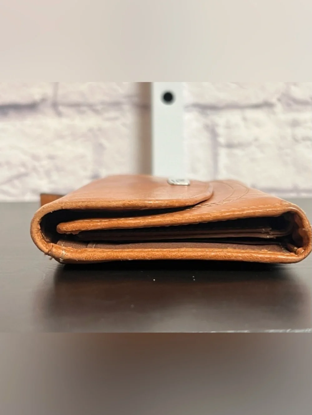 Fossil Genuine Leather Tri-Fold Wallet - Picture 6 of 14